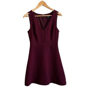 J Crew V Neck A Line Mini Dress